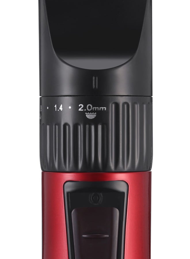 Kemei Rechargeable Electric Hair Km - 730 Red/Black  - Image 4