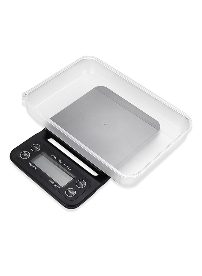Generic - Digita Food/Coffee Weighing Scale Black 5.23 x 7.56inch - Image 1