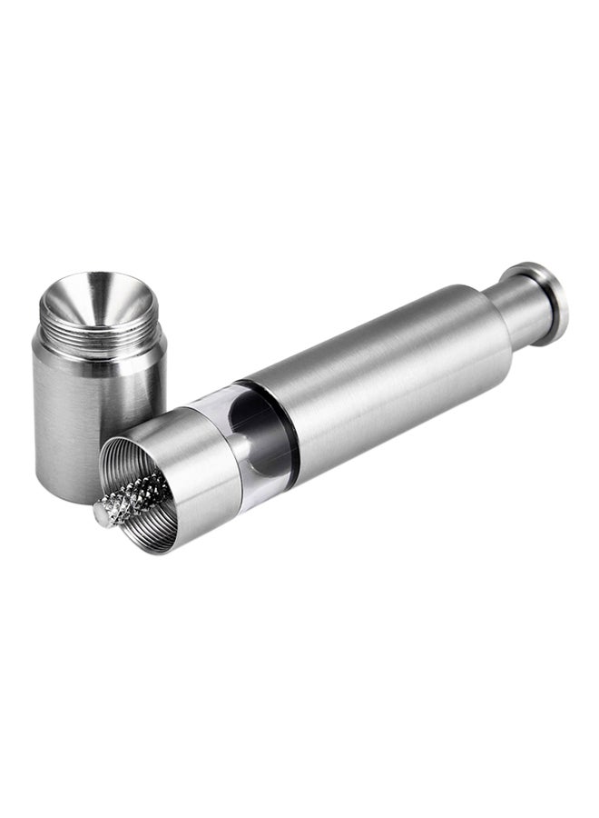 Generic - Thumb Push Salt/Pepper Grinder Silver - Image 1