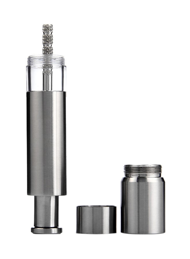 Generic - Thumb Push Salt/Pepper Grinder Silver - Image 1