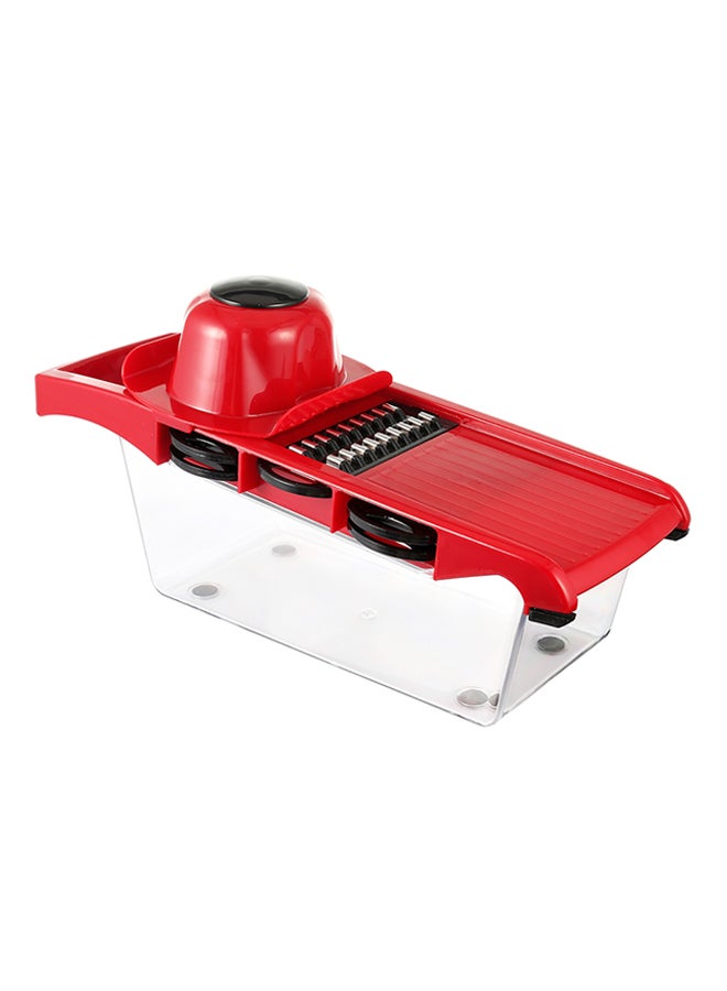Generic - Multifunctional Vegetable Fruit Slicer/Cutter Clear/Red 31 x 11centimeter - Image 1