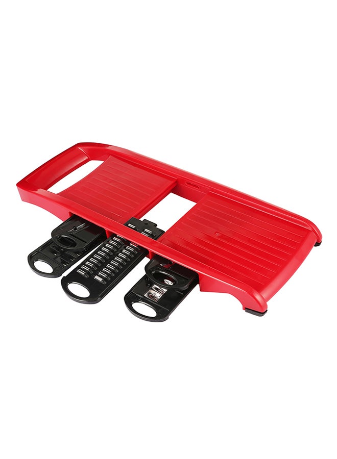 Generic - Multifunctional Vegetable Fruit Slicer/Cutter Clear/Red 31 x 11centimeter - Image 1
