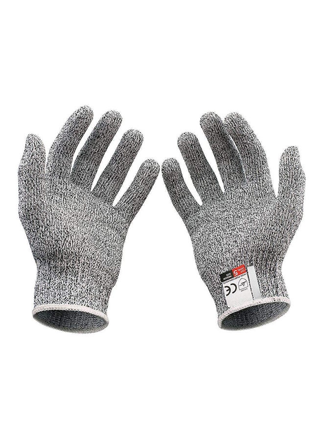 Level 5 Protection Hand Safety Cut Resistant Gloves 1-Pair Grey 24.00 x 16.00 x 0.50cm  - Image 1