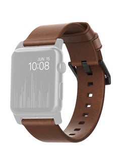 Horween Leather Strap For Apple Watch 38mm Brown