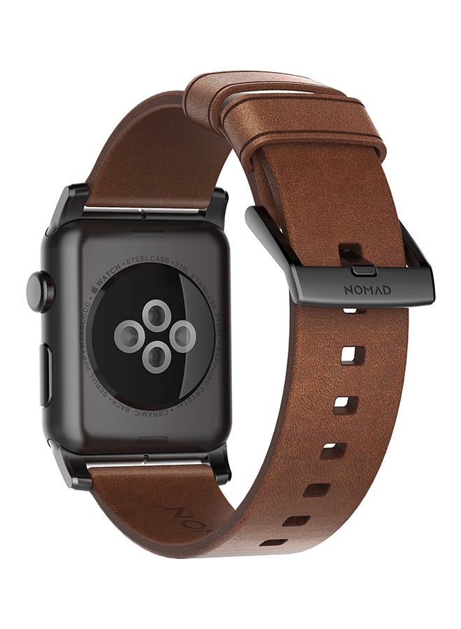 NOMAD - Horween Leather Strap For Apple Watch 38mm Brown - Image 1