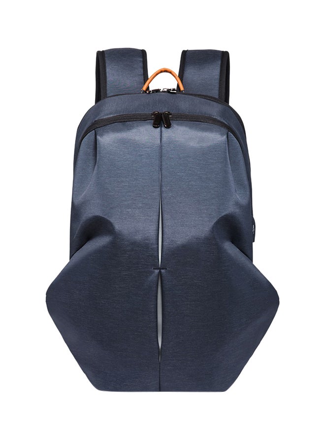 Laptop Backpack With USB Charging Port Slate Blue - Image 1