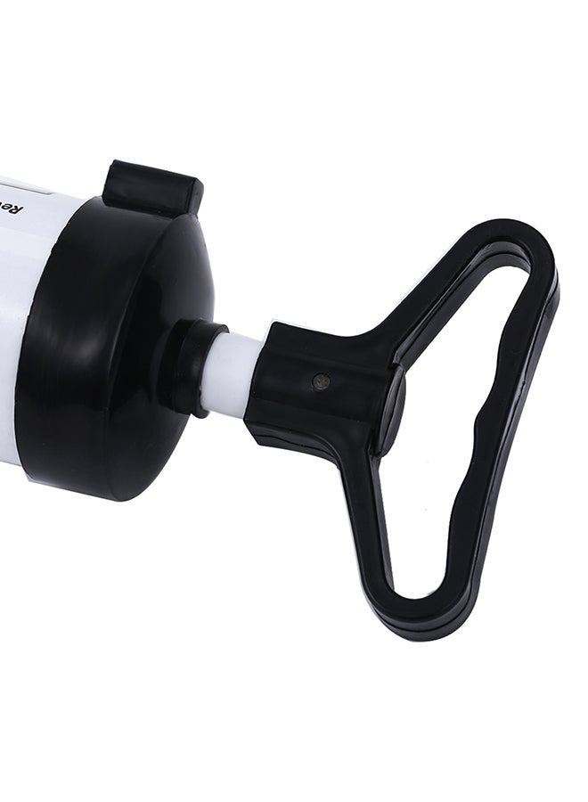 Manual Toilet Plunger Black/White - Image 2