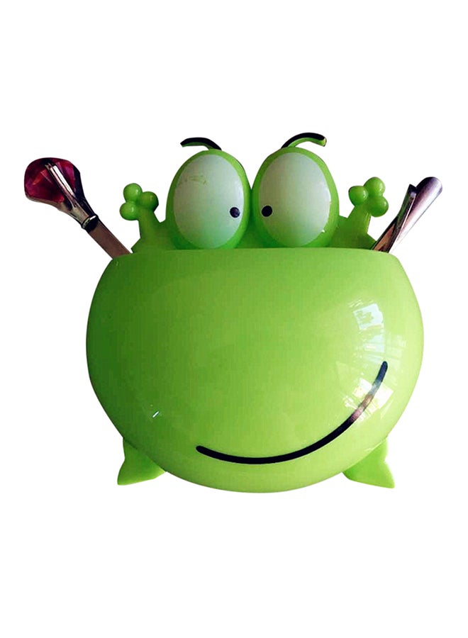 Generic Frog Design Toothbrush Holder Green 11x5cm  - Image 1