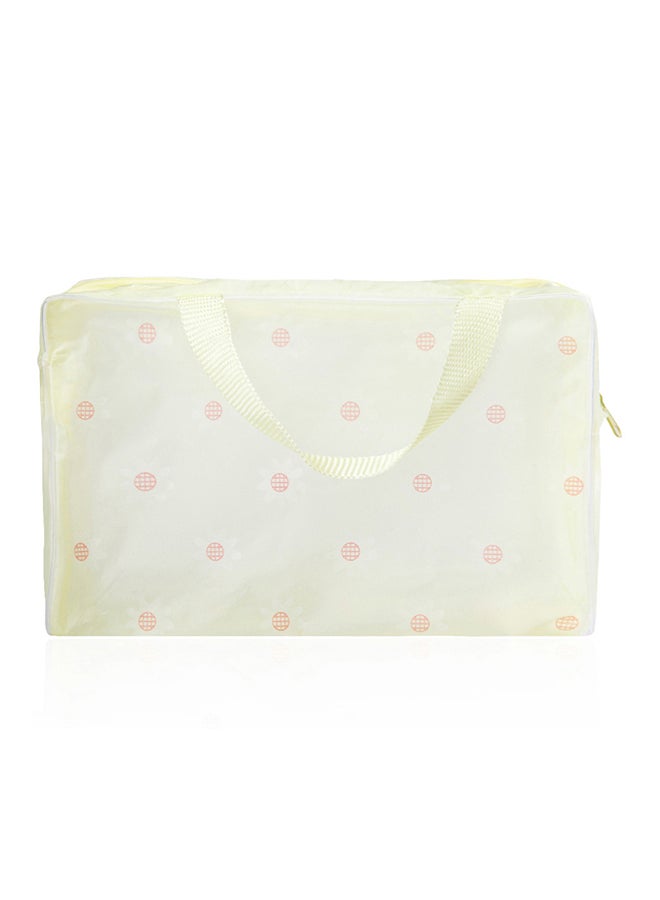 Floral Multifunctional  Make Up Bag Yellow - Image 2