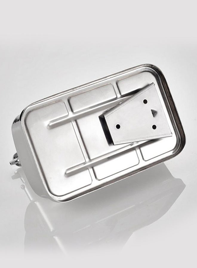 Wall Mount Soap Dispenser Silver 15 x 9 x 5cm - Image 2