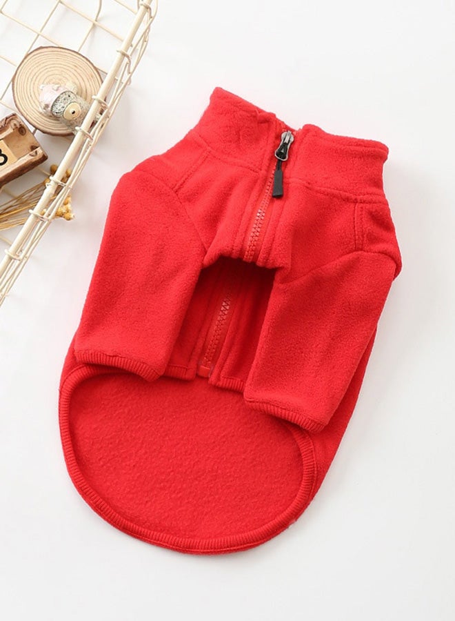 جاكيت شتوي للكلاب الأليفة أحمر 3XL - Image 2