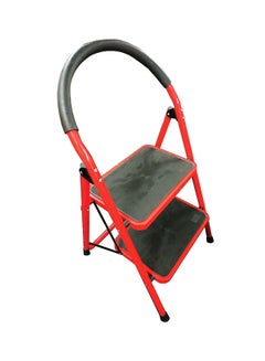 Hawk King 2-Steps Steel  Folding Ladder Red/Black 44cm  - Image 1