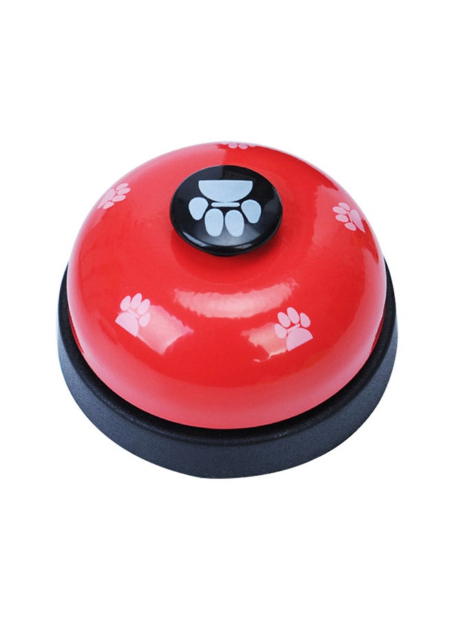جرس تدريب للكلاب الأليفة أحمر
