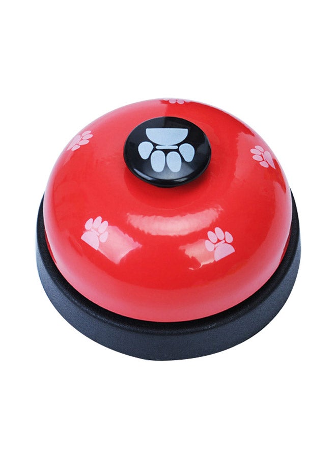 جرس تدريب للكلاب الأليفة أحمر