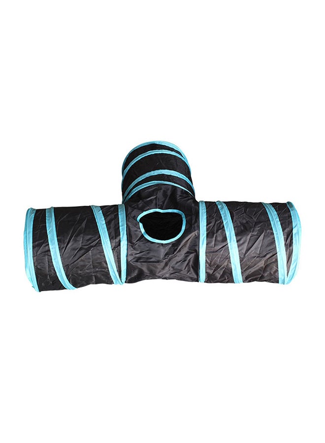 لعبة نفق اختباء بثلاثة اتجاهات للحيوانات الأليفة الأسود / الأزرق - Image 1