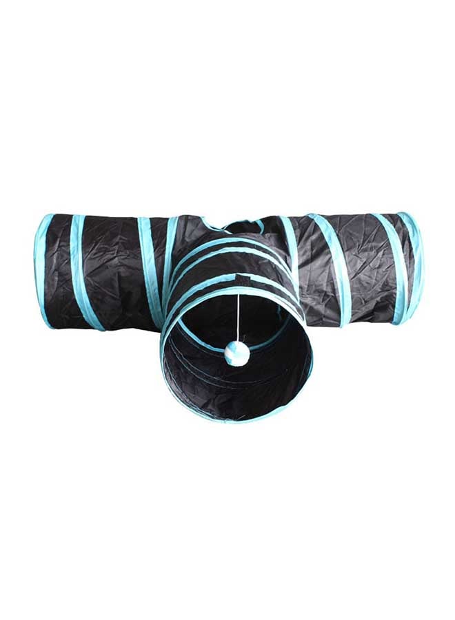 لعبة نفق اختباء بثلاثة اتجاهات للحيوانات الأليفة الأسود / الأزرق - Image 2