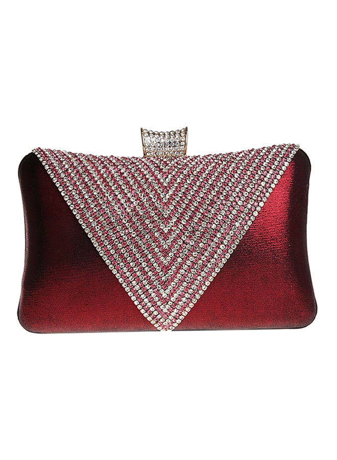 Generic - Detail Sequin Clutch Red - Image 1