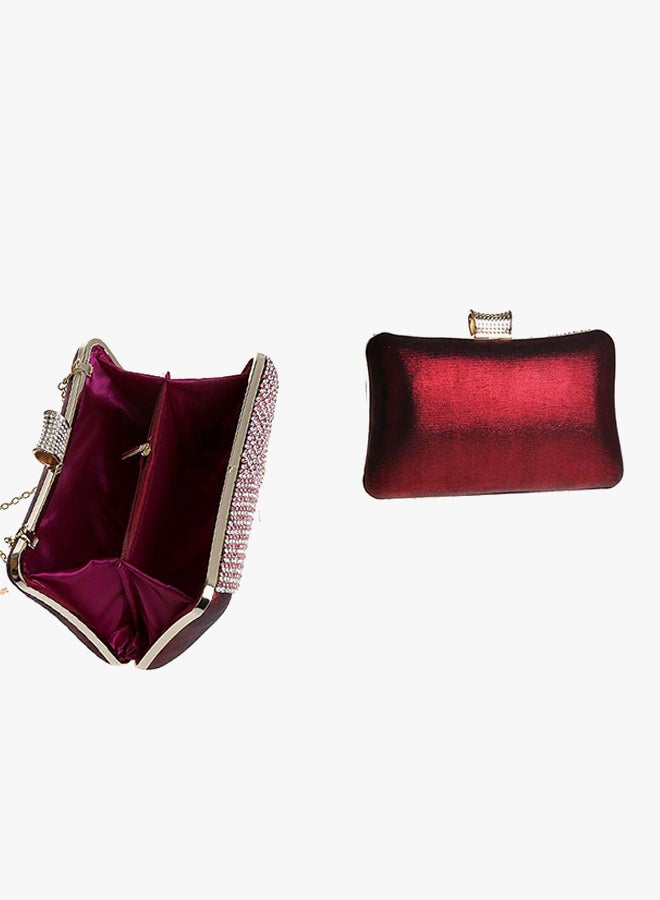 Generic - Detail Sequin Clutch Red - Image 1