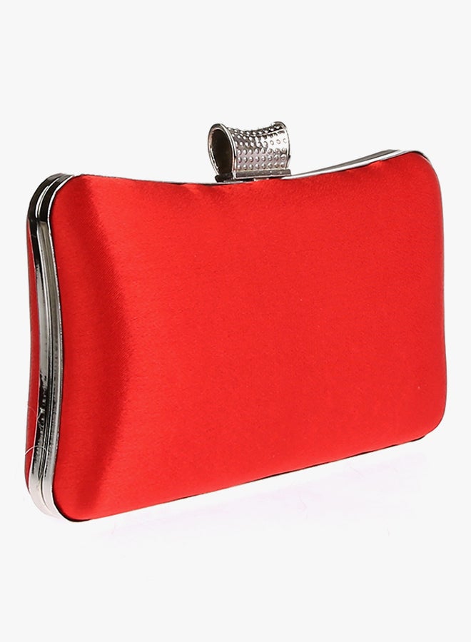 Generic - Braided Designer Clutch Red - Image 1