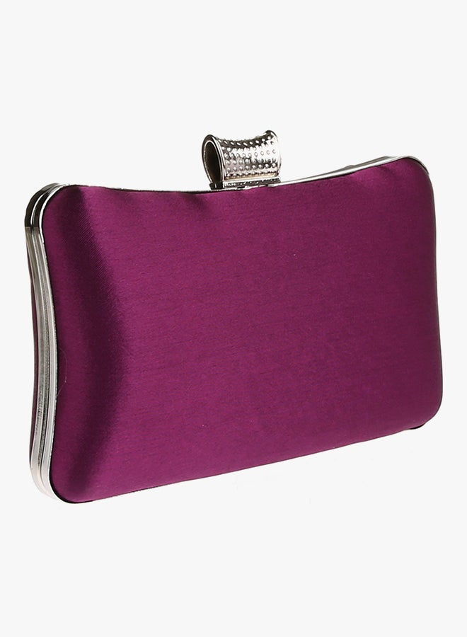 Generic - Braided Designer Clutch Purple - Image 1
