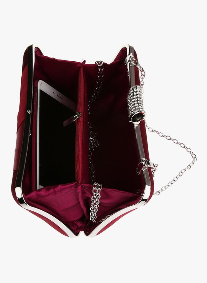 Generic - Braided Designer Clutch Purple - Image 1