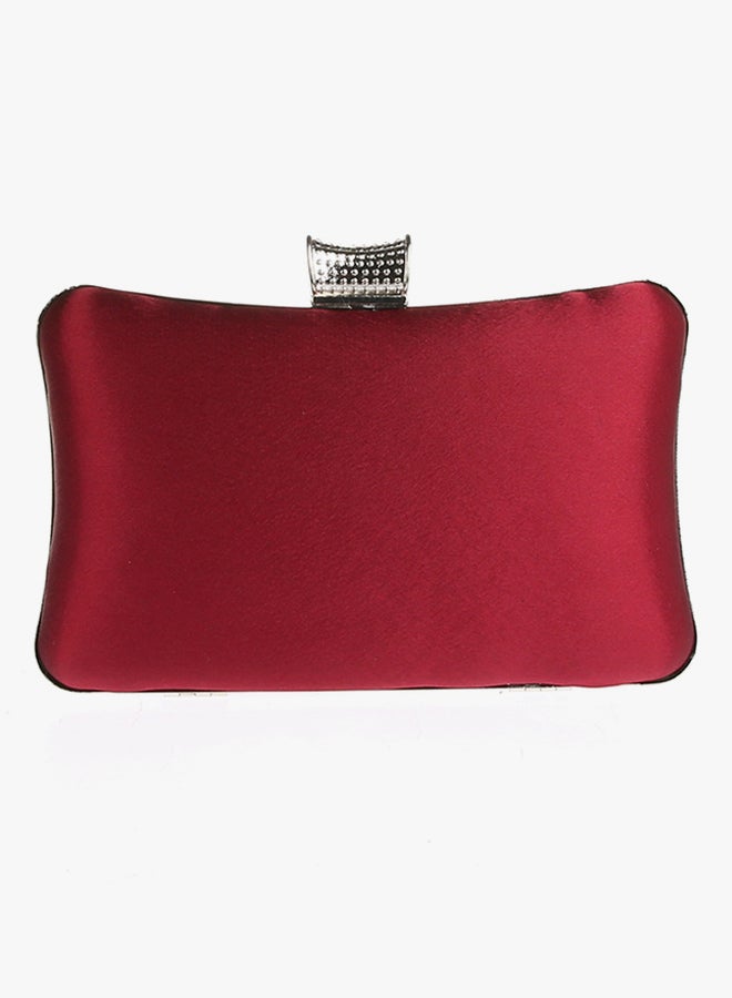 Generic - Braided Designer Clutch Red - Image 1