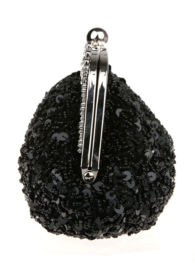 Generic - Sequin Clutch Black - Image 1