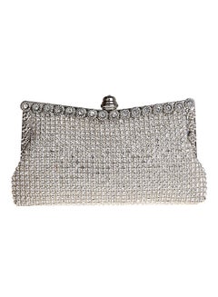 Sequin Clutch Silver
