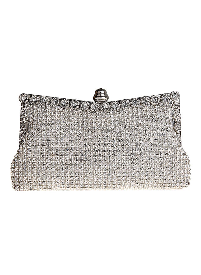 Generic - Sequin Clutch Silver - Image 1