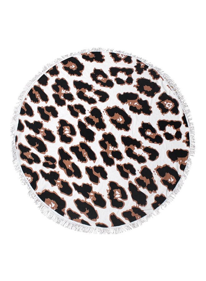 homgeek Round Shape Printed Beach Towel Multicolour 400grams  - Image 1