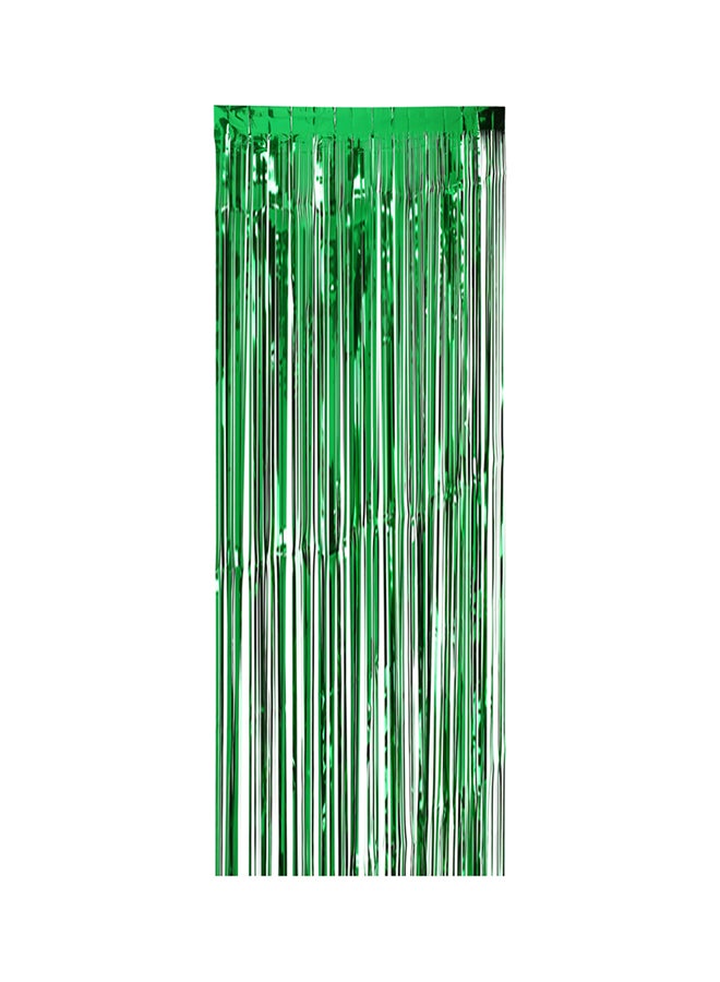 ماركة غير محددة ستائر معدنية بتصميم شراشيب من رقائق ذهبية 100x300سم  - Image 1