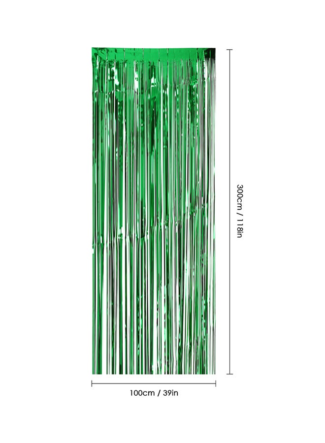 ماركة غير محددة ستائر معدنية بتصميم شراشيب من رقائق ذهبية 100x300سم  - Image 2