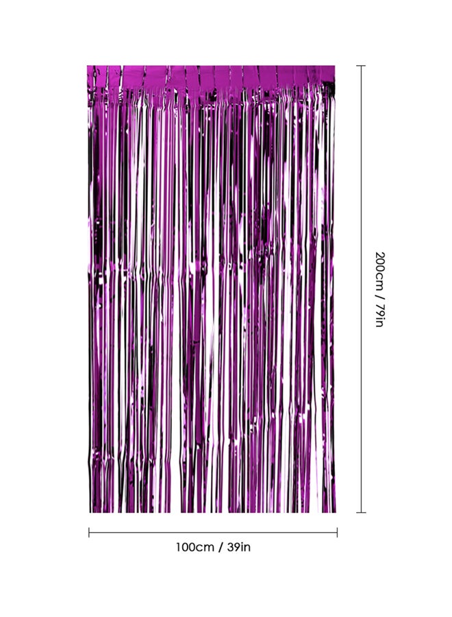 ماركة غير محددة ستائر معدنية بتصميم شراشيب من رقائق ذهبية 100x200سم  - Image 2