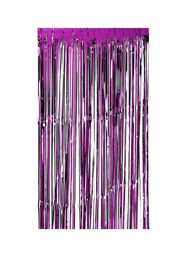 ماركة غير محددة ستائر معدنية بتصميم شراشيب من رقائق ذهبية 100x200سم  - Image 1