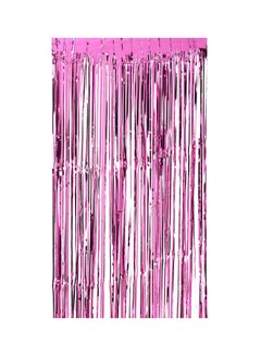 Generic Metallic Foil Fringe Curtain 100x200cm  - Image 1