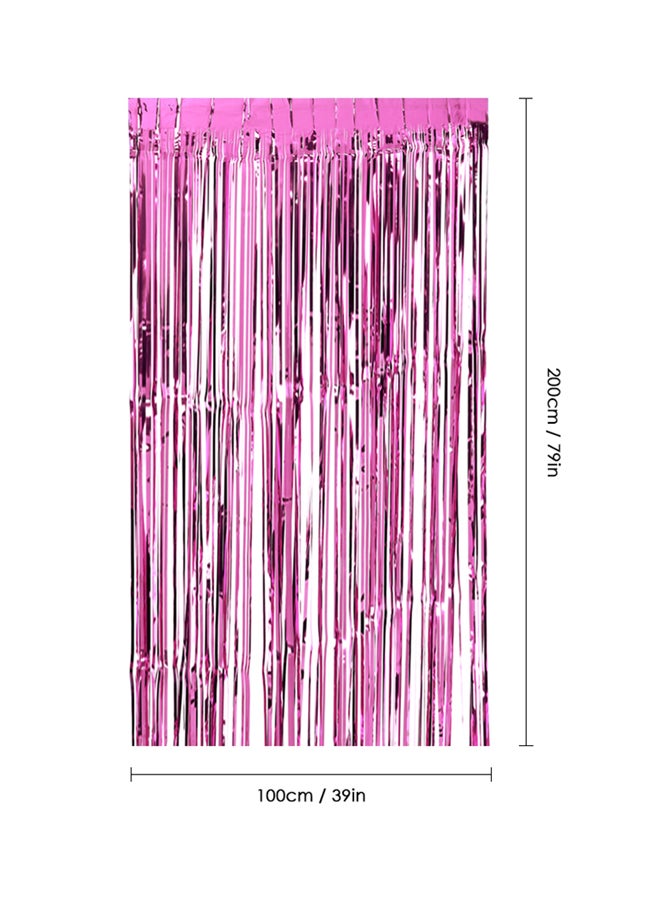 ماركة غير محددة ستائر معدنية بتصميم شراشيب من رقائق ذهبية 100x200سم  - Image 2