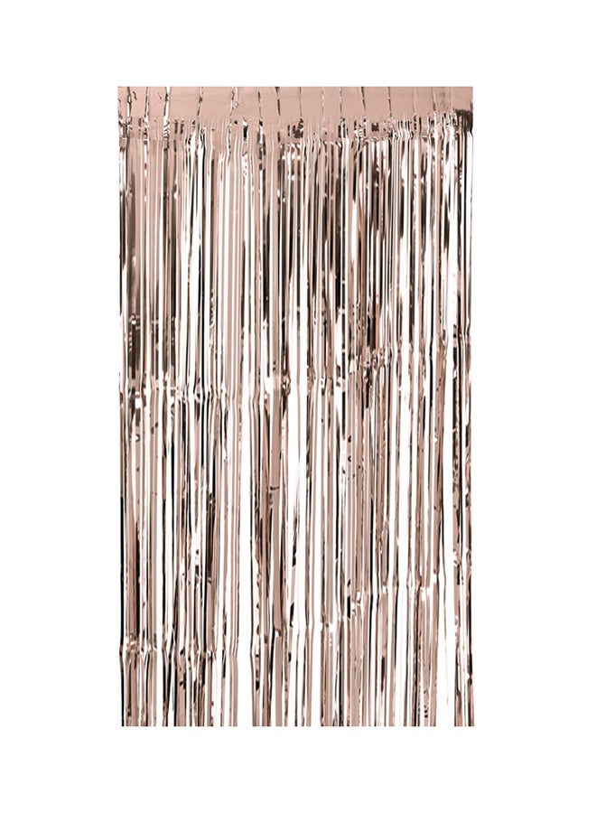 Metallic Foil Fringe Curtain 100x200cm  - Image 1