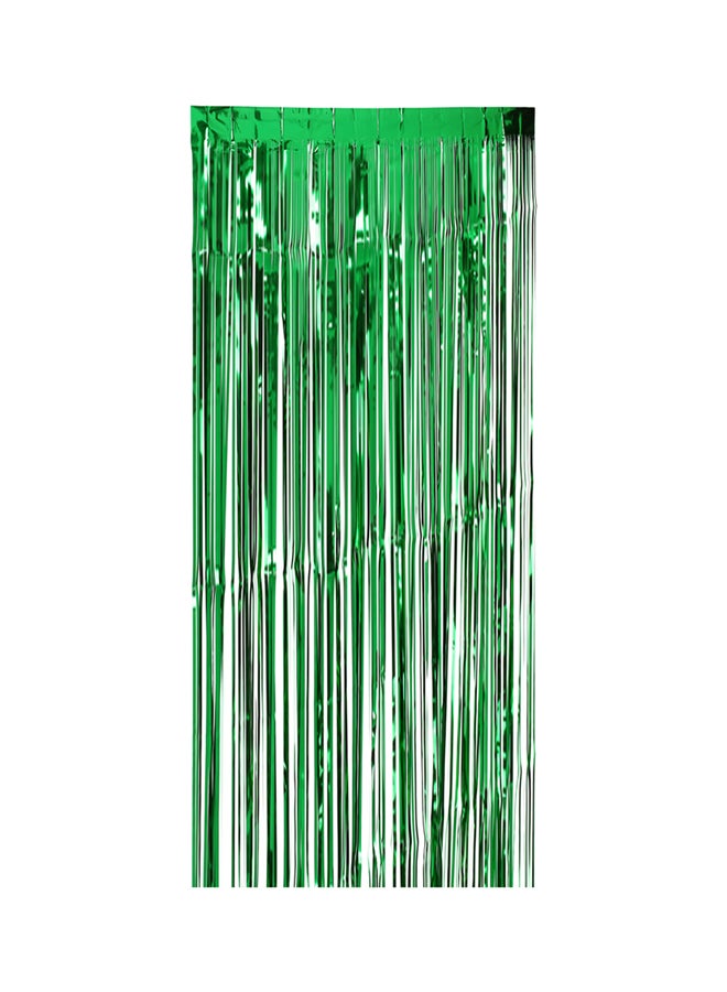 ماركة غير محددة ستائر معدنية بتصميم شراشيب من رقائق ذهبية 92x245سم  - Image 1