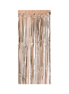 Generic Metallic Foil Fringe Curtain 92x245cm  - Image 1