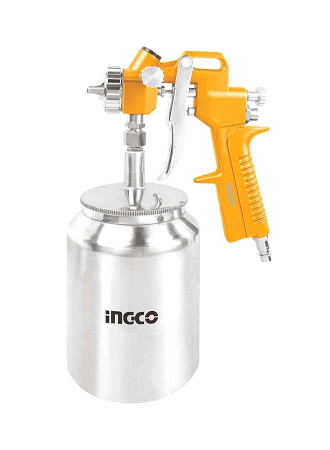INGCO Dokka Portable Paint Sprayer Silver/Yellow 1Liters