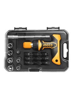 INGCO 18-Piece Screwdriver Set Yellow/Black/Silver  - Image 1