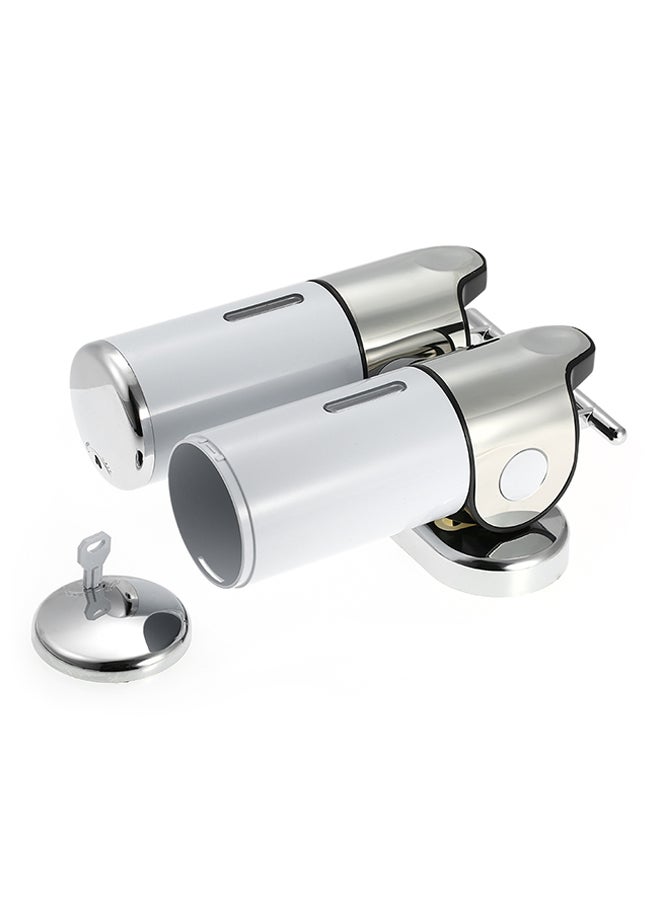 توراتس موزع مزدوج للصابون أبيض 500ملليلتر - Image 1