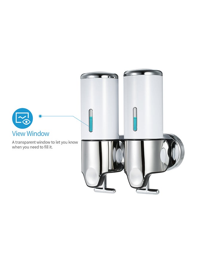 توراتس موزع مزدوج للصابون أبيض 500ملليلتر - Image 3