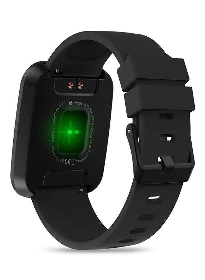 KKmoon Zeblaze Crystal Water Resistant Smartwatch Black - Image 2