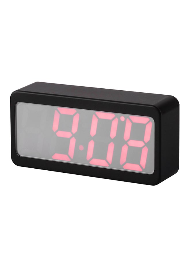 ديسديل منبه رقمي بإضاءة LED أسود/ رمادي 15 x 9 x 4سم  - Image 1