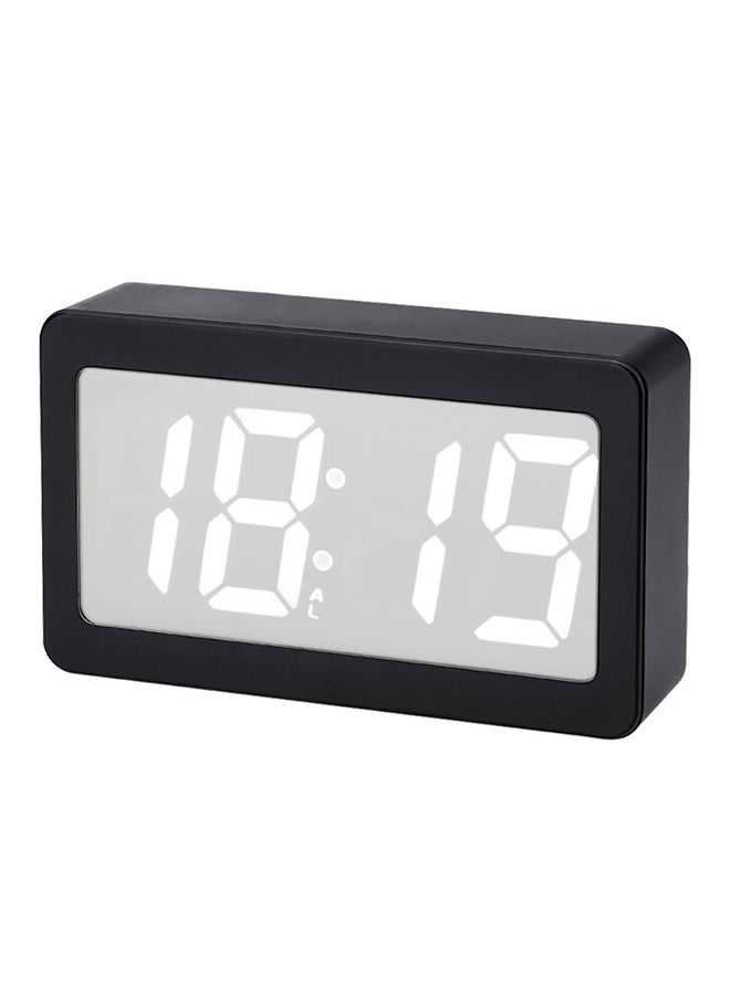 ديسديل منبه رقمي بإضاءة LED أسود/ رمادي 15 x 9 x 4سم  - Image 1