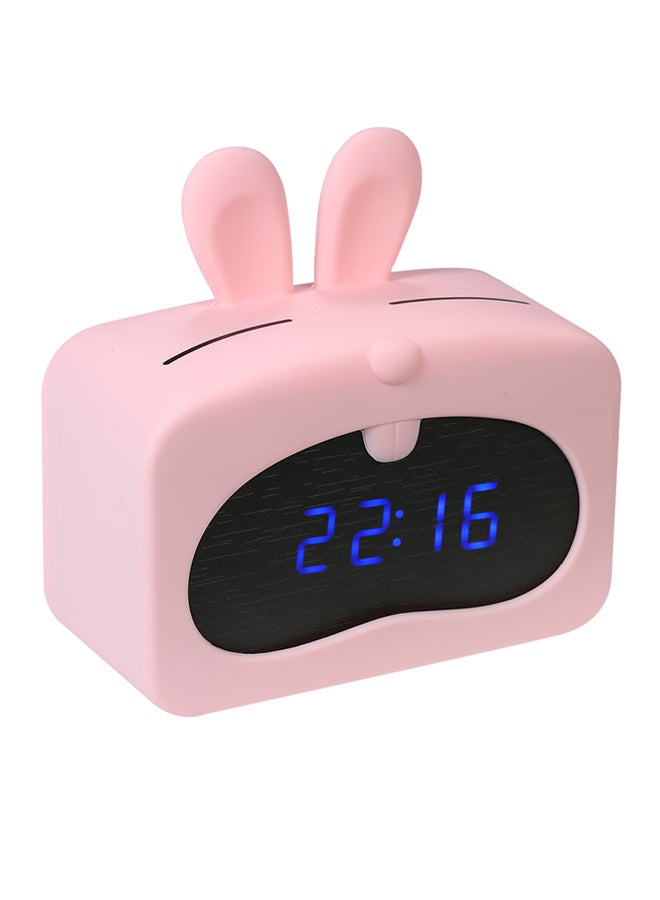 Decdeal LED Digital Alarm Battery Operated Clock Pink - Image 4