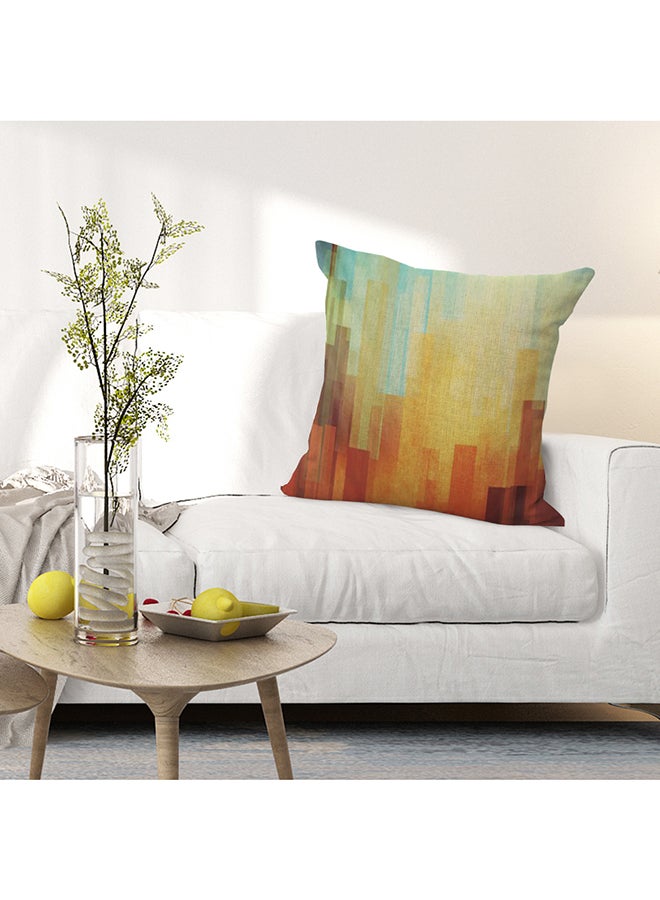 Decdeal - Decorative Geometric Pattern Cushion Cover Multicolour 45 x 45cm - Image 1