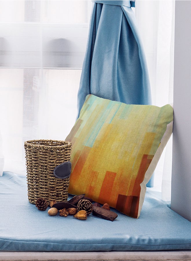 Decdeal - Decorative Geometric Pattern Cushion Cover Multicolour 45 x 45cm - Image 1