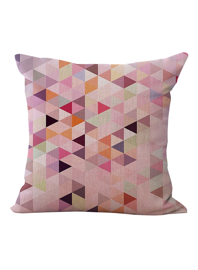 Decdeal - Decorative Geometric Pattern Cushion Cover Multicolour 45 x 45cm - Image 1